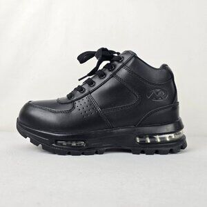 Mountain Gear Black Leather Platform Sneakers Size 7.5